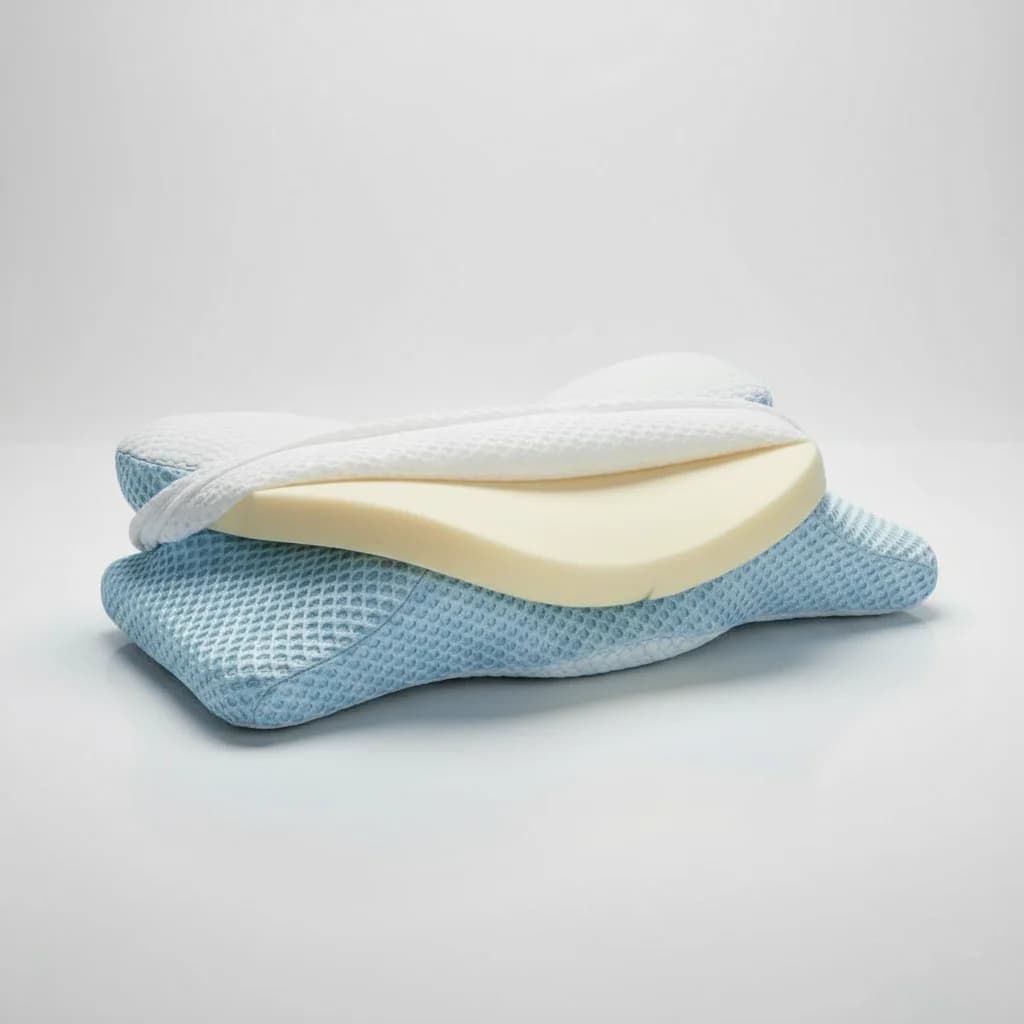 spine alignment pillow exposed